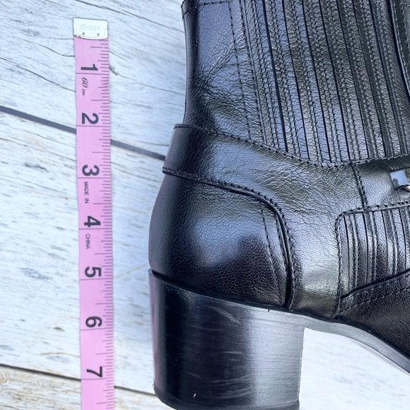 Chanel Goatskin Calfskin Short Black Boots - Picture 11 of 15